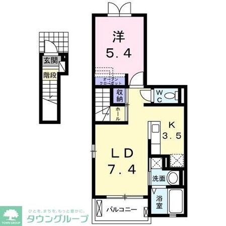 グラン ベルテ IIの物件間取画像